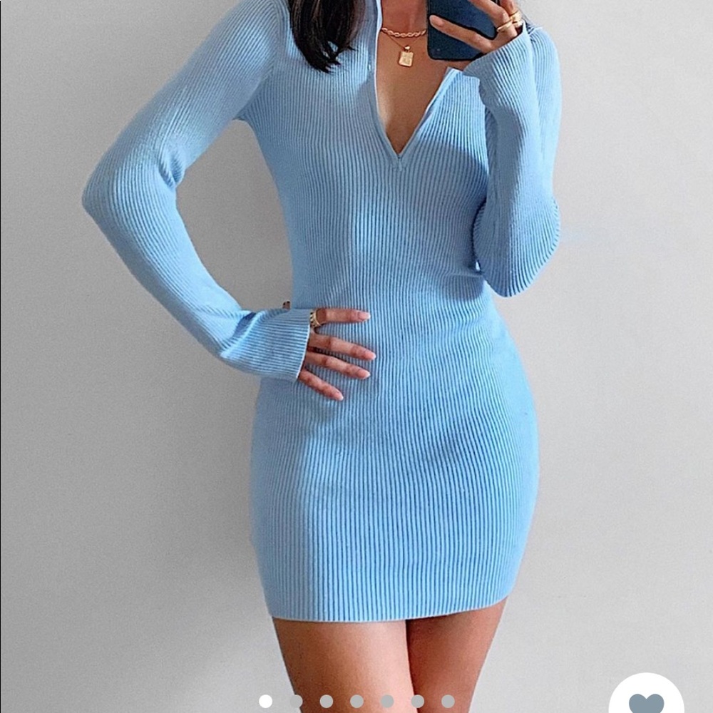 Mini Dress Blue